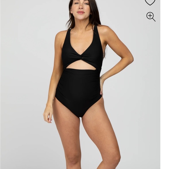 Pinkblush maternity one piece bathing suit size small - Picture 2 of 5